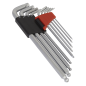 Ball-End Hex Key Set 9pc Extra-Long Lock-On™ Imperial