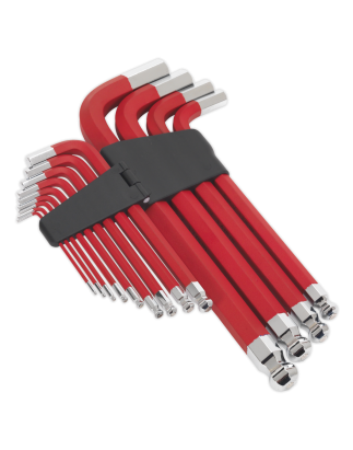 Jumbo Ball-End Hex Key Set 13pc Anti-Slip - Metric