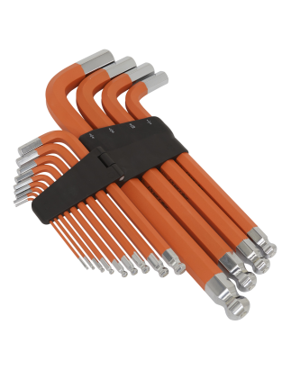 Jumbo Ball-End Hex Key Set 13pc Anti-Slip - Imperial