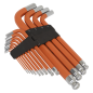 Jumbo Ball-End Hex Key Set 13pc Anti-Slip - Imperial