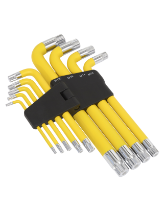 Jumbo Spline Key Set 9pc Anti-Slip