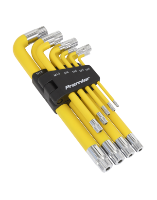 Jumbo Spline Key Set 9pc Anti-Slip