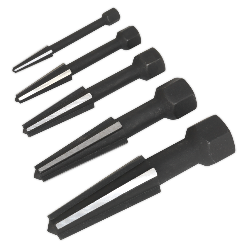 Double Edge Screw Extractor Set 5pc