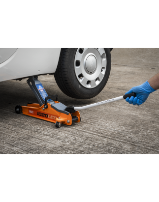 Low Profile Short Chassis Trolley Jack 2 Tonne - Orange