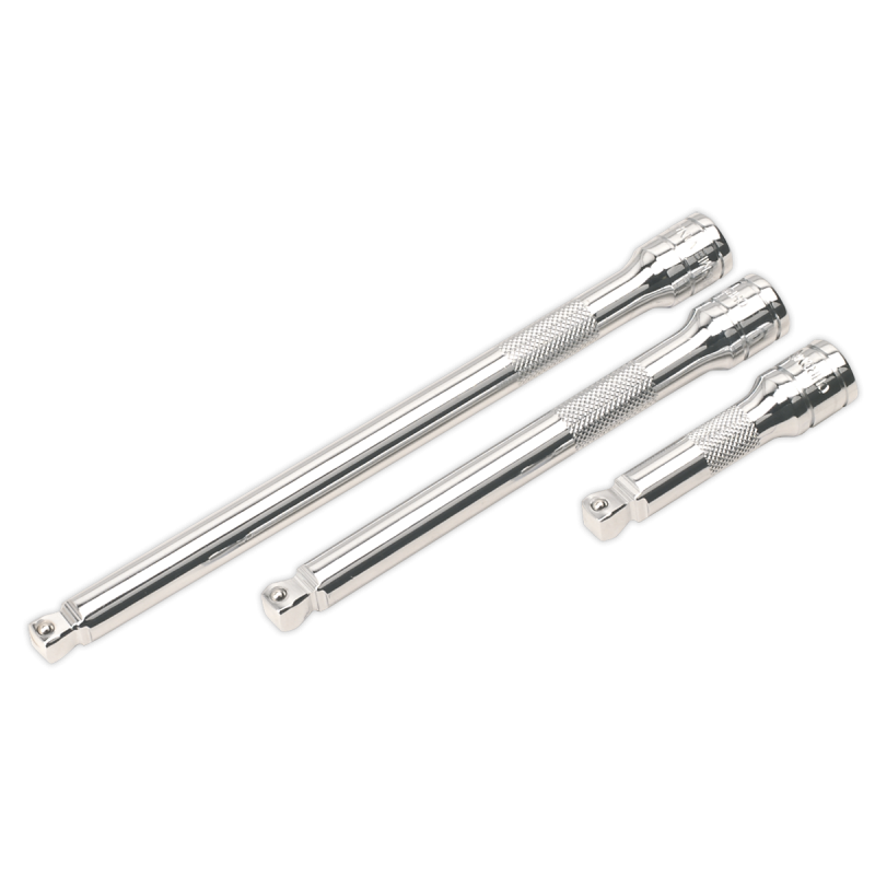 Wobble/Rigid Extension Bar Set 3pc 3/8"Sq Drive