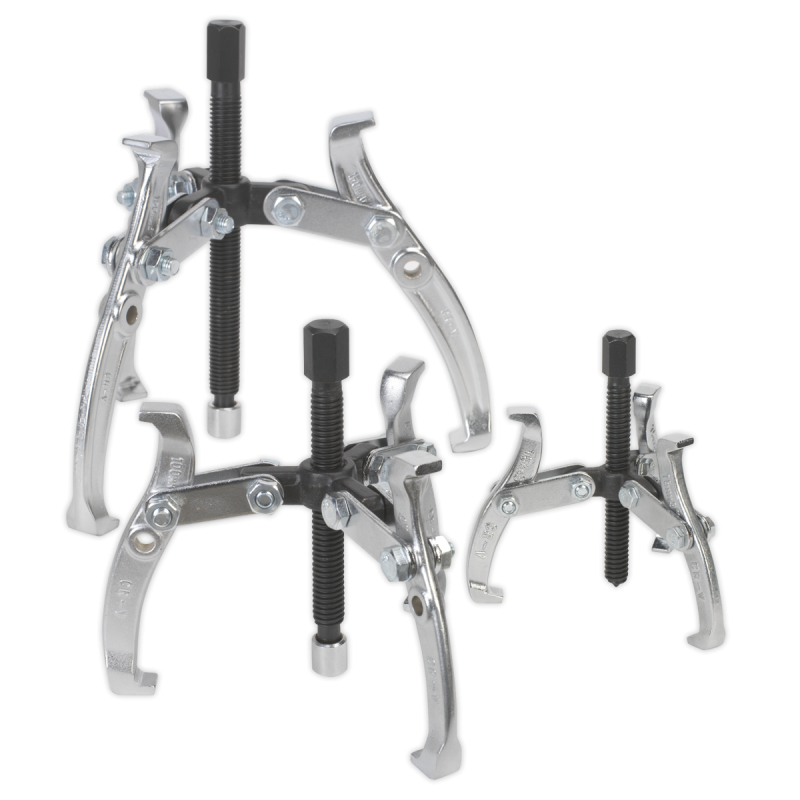 Gear Reversible Puller Set 3pc Triple Leg