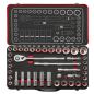 Socket Set 1/2"Sq Drive 40pc - Metric/Imperial - Premier Platinum