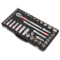 Socket Set 1/2"Sq Drive 40pc - Metric/Imperial - Premier Platinum