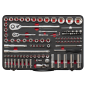 Socket Set  1/4" & 1/2"Sq Drive 108pc - Premier Platinum