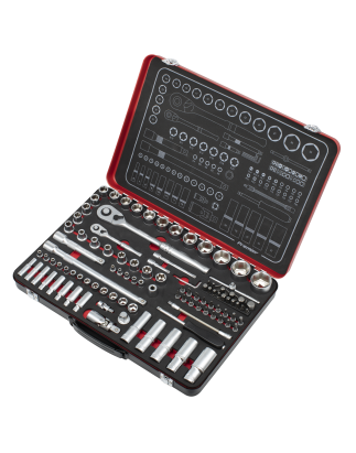 Socket Set  1/4" & 1/2"Sq Drive 108pc - Premier Platinum