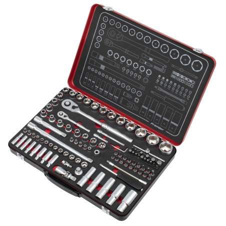 Socket Set  1/4" & 1/2"Sq Drive 108pc - Premier Platinum