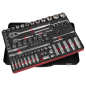 Socket Set  1/4" & 1/2"Sq Drive 108pc - Premier Platinum