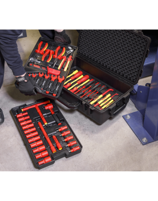 1000V Insulated Tool Kit 3/8"Sq Drive 50pc