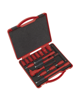 Insulated Socket Set 16pc 3/8"Sq Drive 6pt WallDrive® VDE Approved