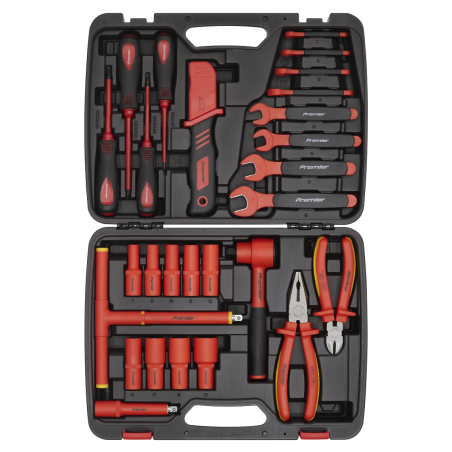 Kit d'outils isolés 1 000 V, 27 pièces, approuvé VDE