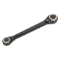 Ratchet Ring Spanner 4-in-1 Reversible Metric