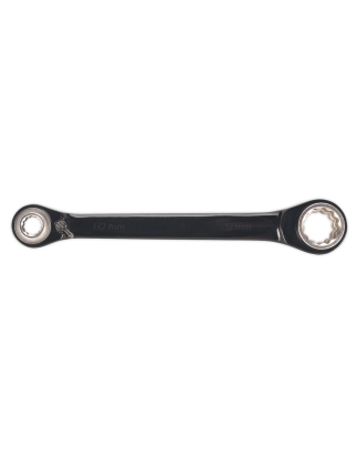 Ratchet Ring Spanner 4-in-1 Reversible Metric