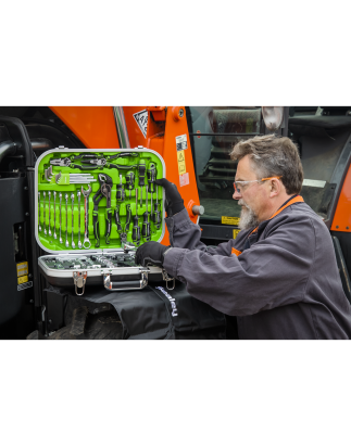 Mechanic's Tool Kit 144pc Hi-Vis Green