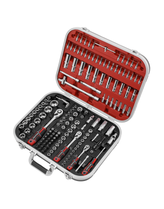 Socket Set 172pc 1/4", 3/8" & 1/2"Sq Drive WallDrive®