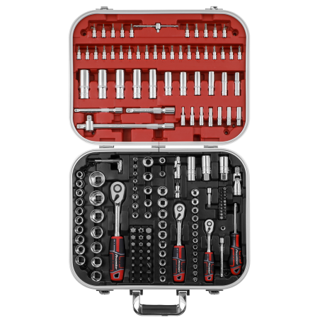 Socket Set 172pc 1/4", 3/8" & 1/2"Sq Drive WallDrive®