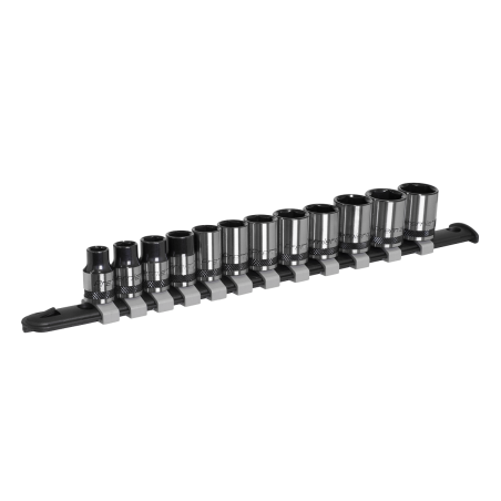 Socket Set 12pc 3/8"Sq Drive Metric - Premier Black