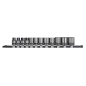 Socket Set 12pc 3/8"Sq Drive Metric - Premier Black