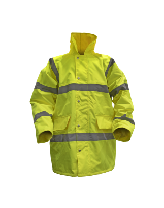 Worksafe® Hi-Vis Yellow Jacket with Quilted Lining - Large