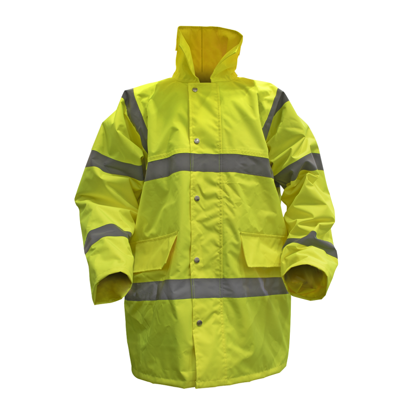 Veste jaune haute visibilité Worksafe® avec doublure matelassée - Grand