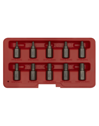 Multi-Spline Screw Extractor Set 10pc