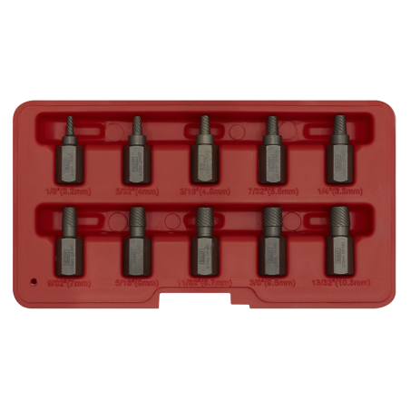 Multi-Spline Screw Extractor Set 10pc