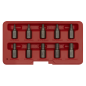 Ensemble d'extracteurs de vis multi-cannelures 10 pièces