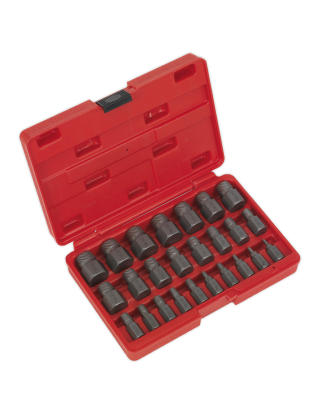 Multi-Spline Screw Extractor Set 25pc