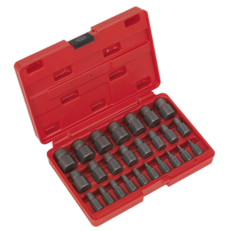 Multi-Spline Screw Extractor Set 25pc