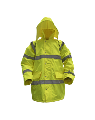 Veste jaune haute visibilité Worksafe® avec doublure matelassée - Grand