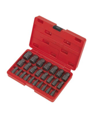 Multi-Spline Screw Extractor Set 25pc