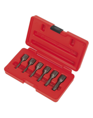 Screw Extractor Set 3/8"Sq Drive 6pc