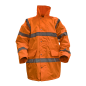 Worksafe® Hi-Vis Orange Jacket with Quilted Lining - Large