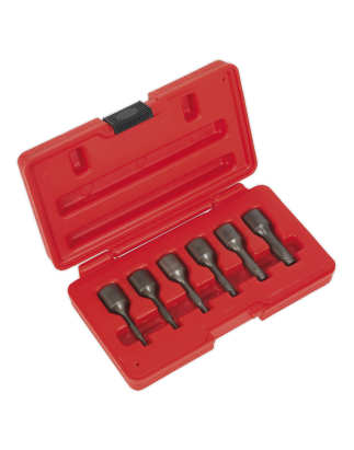 Screw Extractor Set 3/8"Sq Drive 6pc