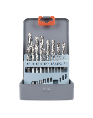 Left-Hand Spiral Drill Bit Set 19pc