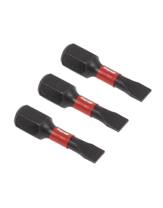 Slotted 4.5mm Impact Power Tool Bits 25mm - 3pc