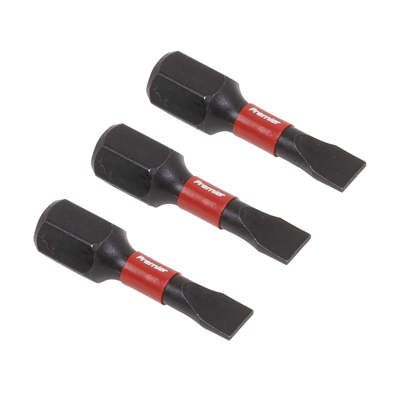 Slotted 4.5mm Impact Power Tool Bits 25mm - 3pc