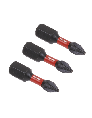 Phillips #1 Impact Power Tool Bits 25mm - 3pc