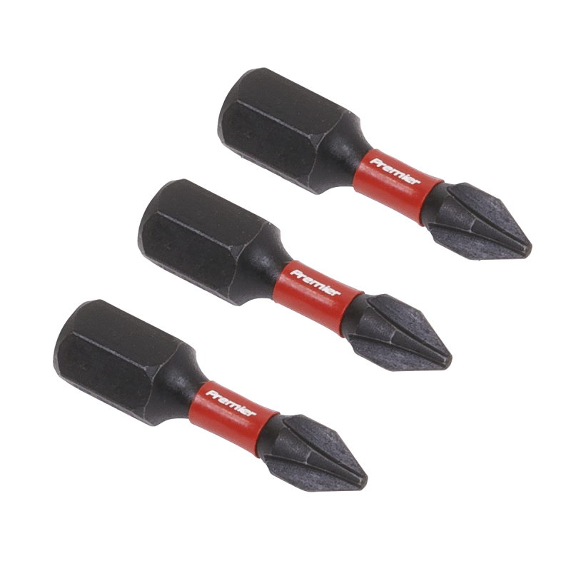 Phillips #1 Impact Power Tool Bits 25mm - 3pc