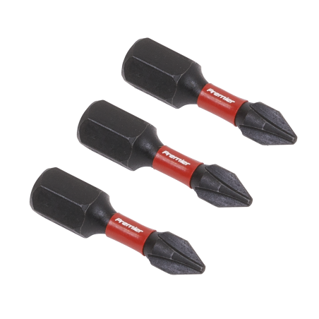 Phillips #1 Impact Power Tool Bits 25mm - 3pc