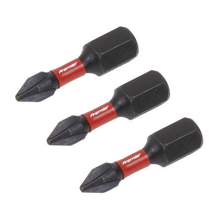 Phillips #1 Impact Power Tool Bits 25mm - 3pc