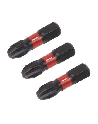 Phillips #3 Impact Power Tool Bits 25mm - 3pc