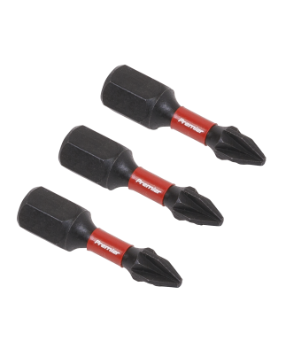 Pozi #1 Impact Power Tool Bits 25mm - 3pc