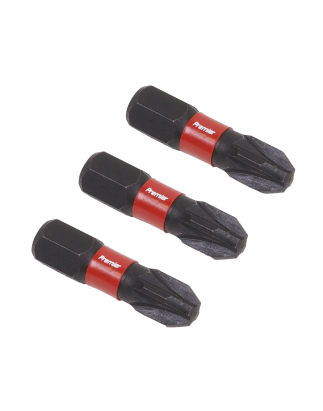 Pozi #3 Impact Power Tool Bits 25mm - 3pc