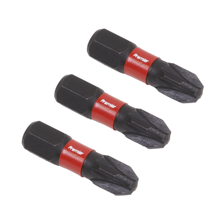 Pozi #3 Impact Power Tool Bits 25mm - 3pc