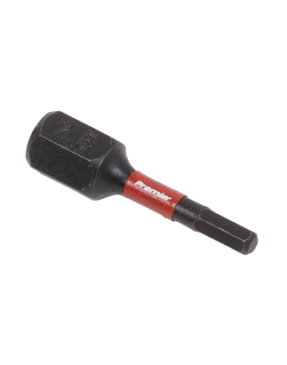 Hex 2.5mm Impact Power Tool Bits 25mm - 3pc